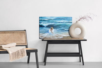 Ljuddämpande tavla - Dancer at the seaside