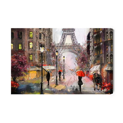 Ljuddämpande tavla - A rainy day in Paris