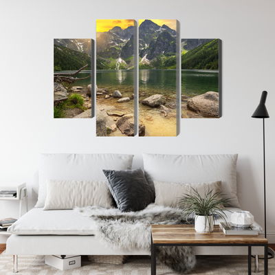 Ljuddämpande tavla - Morskie oko in tatra