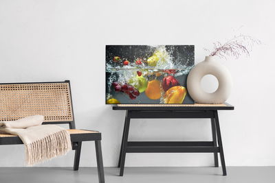 Ljuddämpande tavla - Fruit in the water