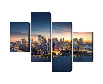 Ljuddämpande tavla - New York city panorama