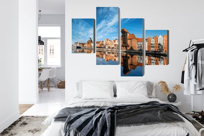 Ljuddämpande tavla - Panorama of gdansk