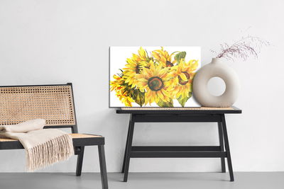 Ljuddämpande tavla - Sunflowers as painted