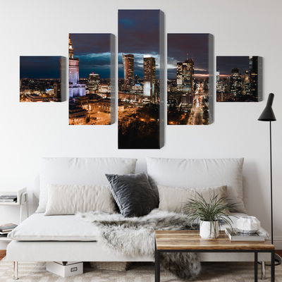 Ljuddämpande tavla - Panorama of the center