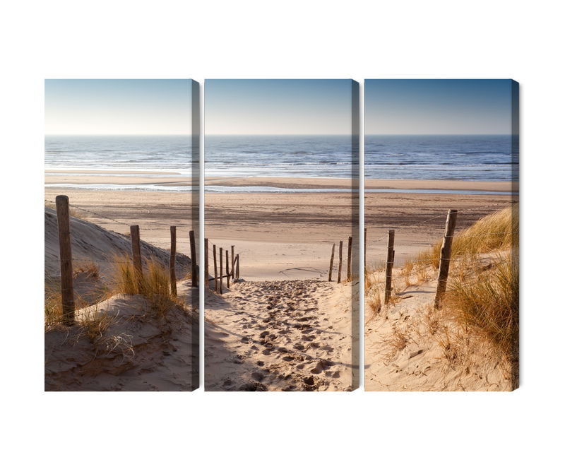 Ljuddämpande tavla - Sandy path to the north sea