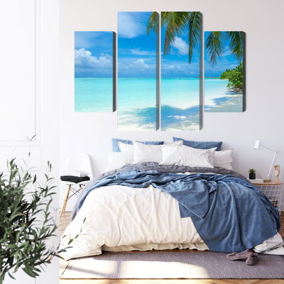Ljuddämpande tavla - A beach in the maldives