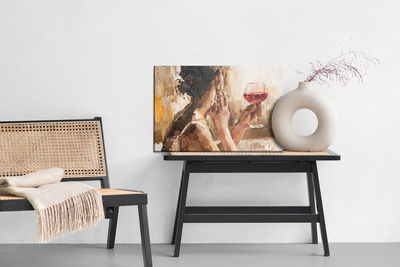 Ljuddämpande tavla - Fragment of artwork where