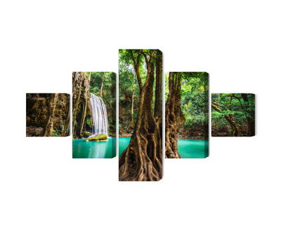 Ljuddämpande tavla - Erawan waterfalls