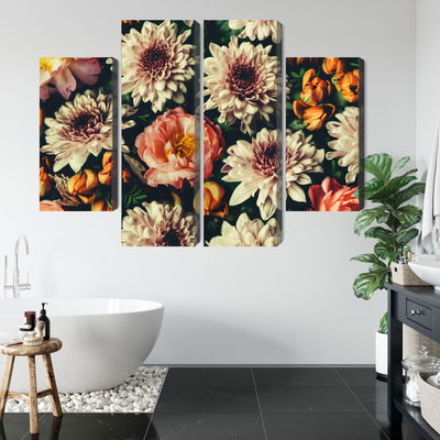 Ljuddämpande tavla - Variety of colorful 3d