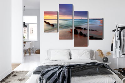 Ljuddämpande tavla - Sunrise over the baltic sea