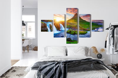 Ljuddämpande tavla - View of the kirkjufellsfoss