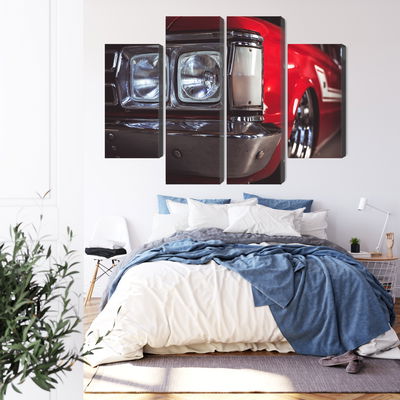 Ljuddämpande tavla - Headlight on an old car