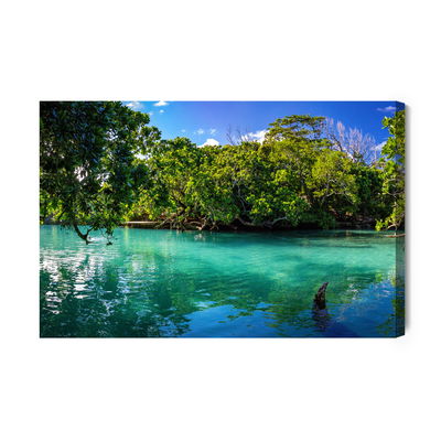 Ljuddämpande tavla - Tropical sea bay