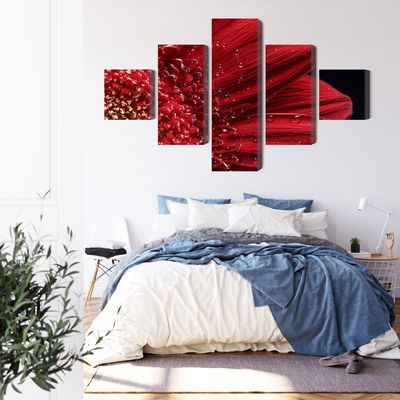 Ljuddämpande tavla - Flower petals on a macro