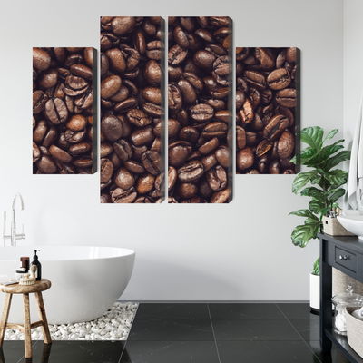 Ljuddämpande tavla - Roasted coffee beans