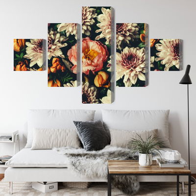 Ljuddämpande tavla - Variety of colorful 3d