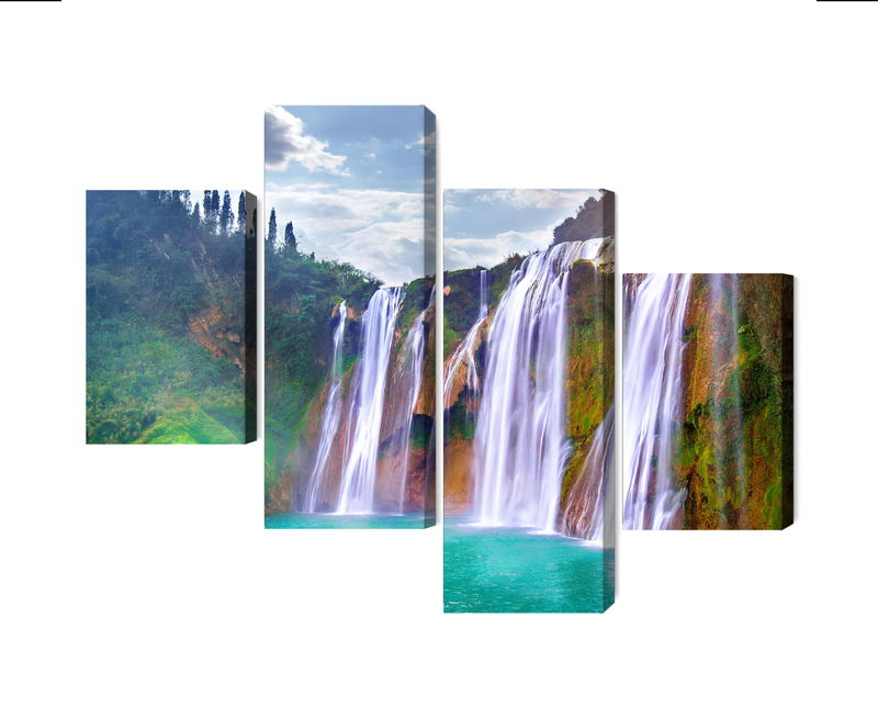 Ljuddämpande tavla - The waterfall in luoping