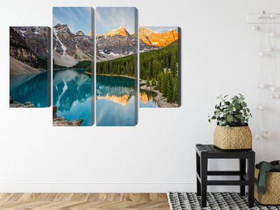 Ljuddämpande tavla - Canadian Moraine Lake 3d