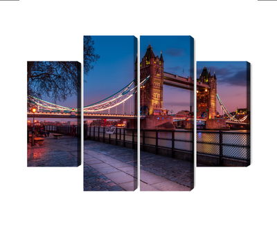 Ljuddämpande tavla - Tower bridge in London