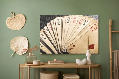 Ljuddämpande tavla - Old deck top view