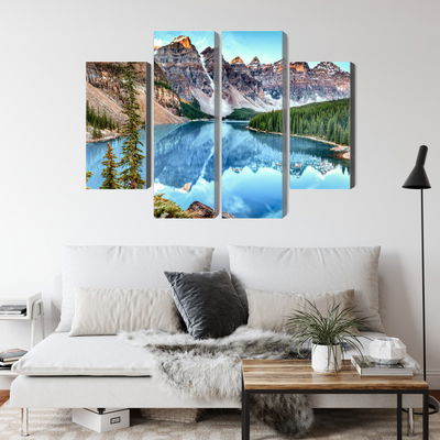 Ljuddämpande tavla - Moraine Lake in banff