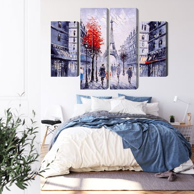 Ljuddämpande tavla - The view of the Paris street