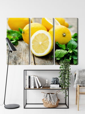 Ljuddämpande tavla - Lemon with mint