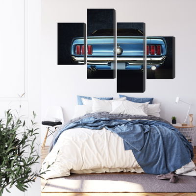 Ljuddämpande tavla - The back of an old ford