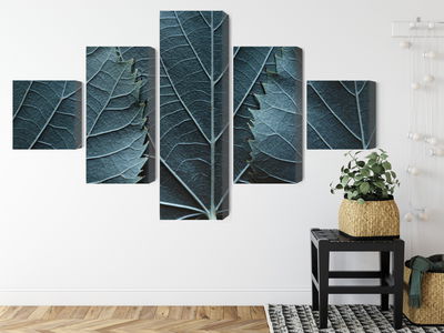 Ljuddämpande tavla - Leaves with a macro