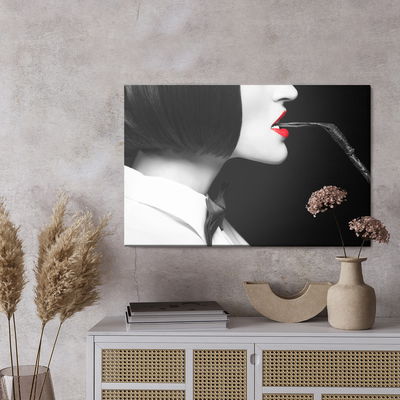 Ljuddämpande tavla - Woman in a musket