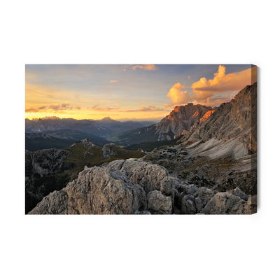 Ljuddämpande tavla - Dolomites mountain range