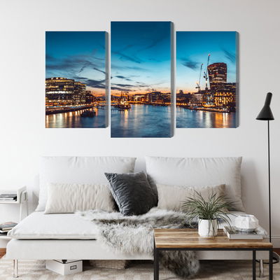 Ljuddämpande tavla - River thames in great britain