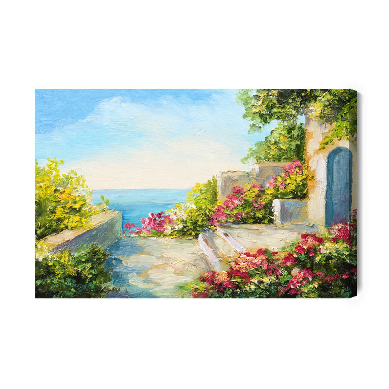 Ljuddämpande tavla - House by the sea