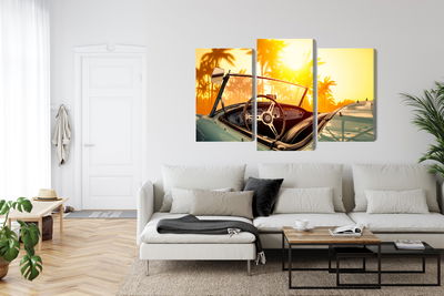 Ljuddämpande tavla - View from the car