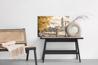 Ljuddämpande tavla - Lovers enjoying the London