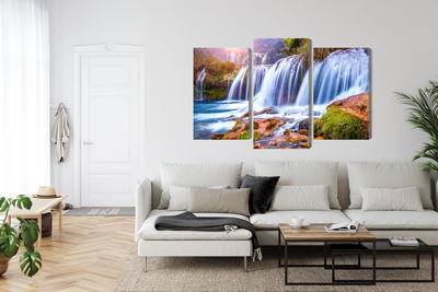 Ljuddämpande tavla - Jiulong waterfall in luoping