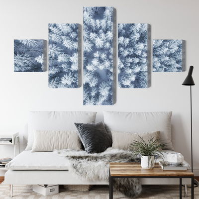 Ljuddämpande tavla - Aerial view of the winter