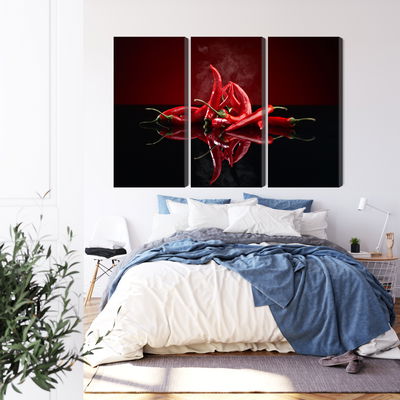 Ljuddämpande tavla - Red chili peppers