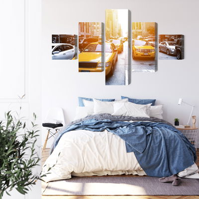 Ljuddämpande tavla - Taxi in the sunshine nyc