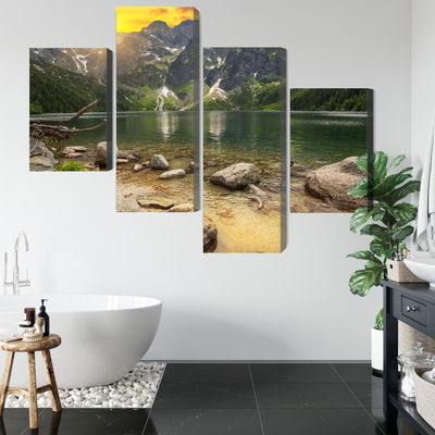 Ljuddämpande tavla - Morskie oko in tatra