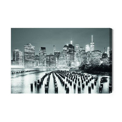 Ljuddämpande tavla - New York at night