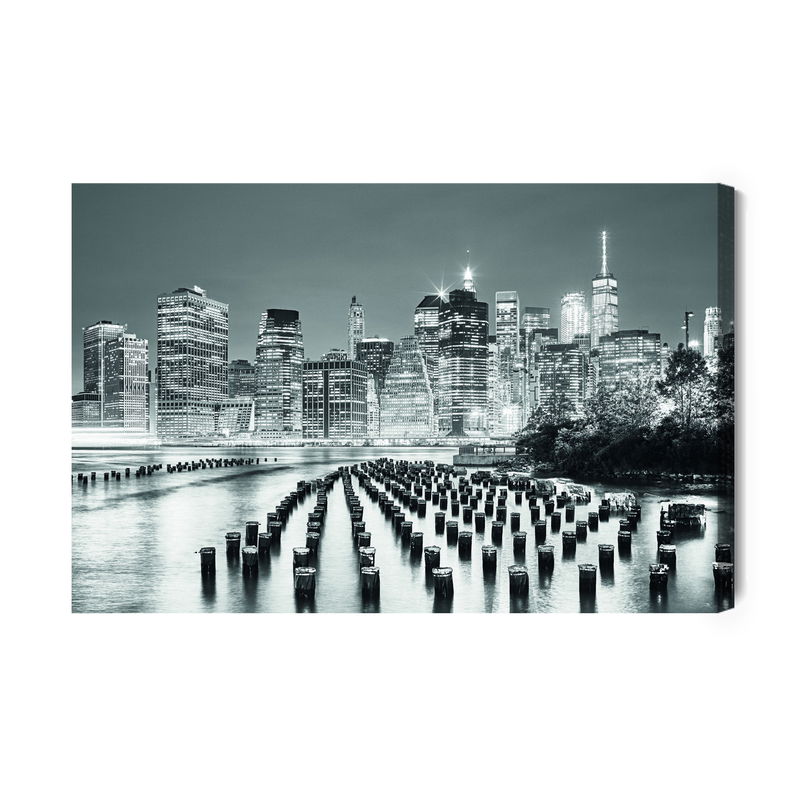 Ljuddämpande tavla - New York at night