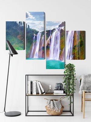 Ljuddämpande tavla - The waterfall in luoping