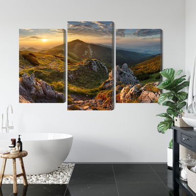 Ljuddämpande tavla - Bread mountain peak