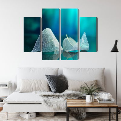 Ljuddämpande tavla - Delicate leaves close up