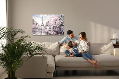 Ljuddämpande tavla - Strollers on the streets