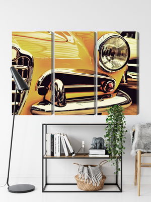 Ljuddämpande tavla - The front of a vintage car