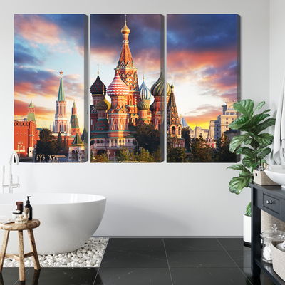 Ljuddämpande tavla - Moscow view of the red
