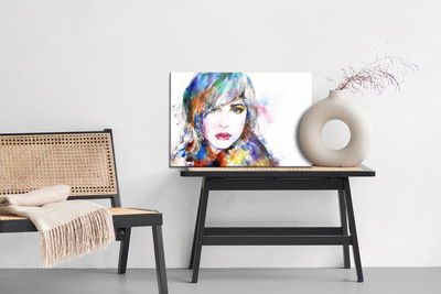 Ljuddämpande tavla - Watercolor portrait