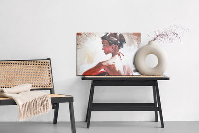 Ljuddämpande tavla - Pensive woman